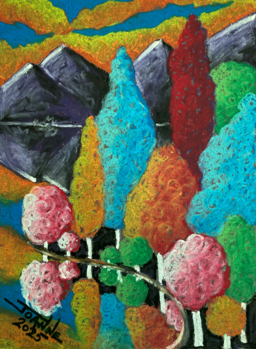 Sunset Trees copyright Joanne Howard 2025