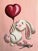 Balloon Bunny copyright Joanne Howard 2025