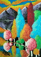 Sunset Trees copyright Joanne Howard 2025